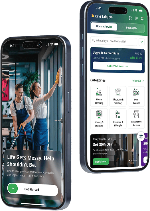 Tasky mobile app preview